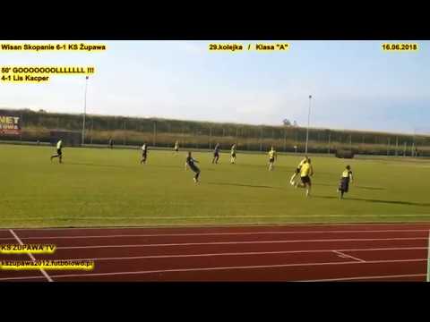 Wisan Skopanie - KS Żupawa (4-1 Kacper Lis) 16.06.2018 / Klasa "A"