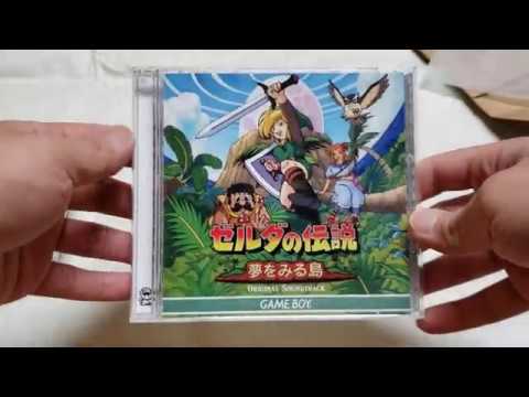 Zelda Link's Awakening OST Soundtrack CD unboxing Limited Edition Boxset (Switch & Gameboy version)