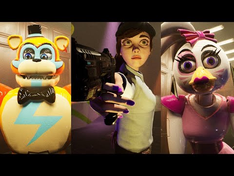 CHICA & FREDDY DANCING, BUT VANNY... - FNAF SECURITY BREACH ANIMATION 3D #7