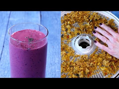 How To Make a Fermented Granola & Kefir Smoothie