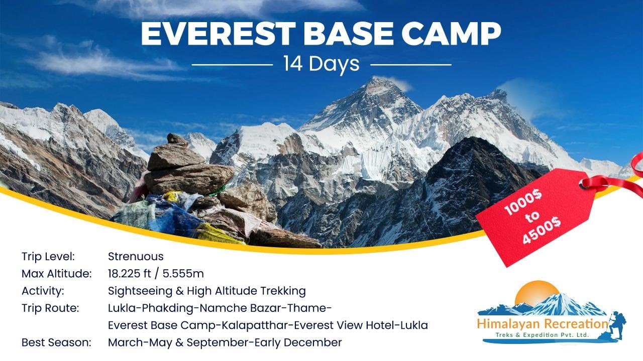 Everest Base Camp Trek | Mount Everest Base Camp Trekking at Best Cost and Itinerary
