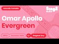 Omar Apollo - Evergreen (Karaoke Acoustic)