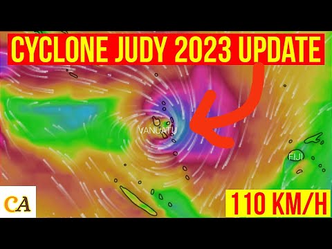 Cyclone Judy 2023 Update | Vanuatu cyclone Trajectory - Feb 28
