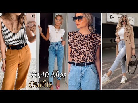 MODA PARA MUJER 30,40 AÑOS OUTFITS OTOÑO INVIERNO 2021 2022 🍂TENDENCIAS ROPA DE MODA OTOÑO INVIERNO