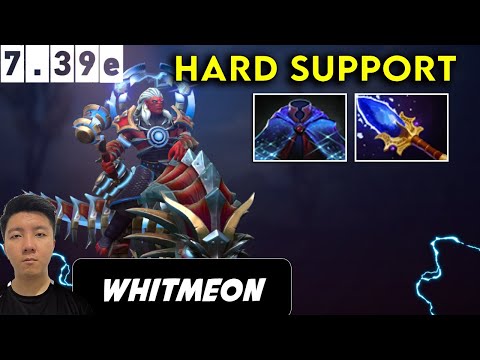 Whitemon Disruptor Hard Support - Dota 2 Patch 7.39E Pro Player Full gameplay
