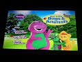 Barney And Friends Tee Rific Bugs And Animals DVD Menu Walkthrough