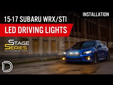 How to Install 2015-2017 Subaru WRX/STi LED Driving Lights by Diode Dynamics