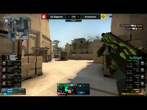 huNter 's 1vs5 clutch attempt | G2 Esports vs Anonymo
