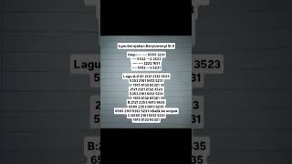 Download lagu Notasi Lgm.Gerajakan Banyuwangi Sl.9 #gamelanjawa #musik mp3 Download lagu Notasi Lgm.Gerajakan Banyuwangi Sl.9 #gamelanjawa #musik mp3
