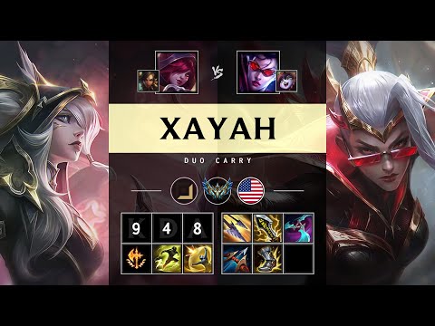 Xayah ADC vs Vayne - NA Challenger Patch 25.19