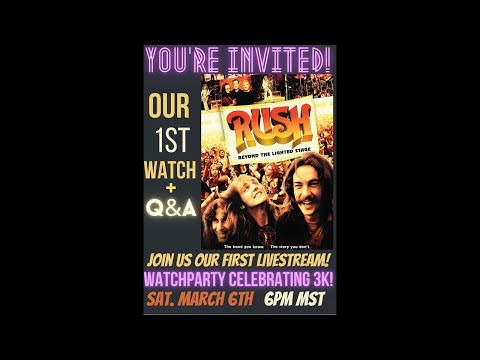 OUR FIRST TIME WATCHING: RUSH: Beyond the Lighted Stage | Our FIRST LIVE/WATCH PARTY | Q&A after!
