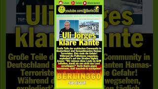 #Jörges #Hamas #Invasion #Islamismus #Intifada #Terror  #Juden #Berlin #Polizei #Versager #Israel