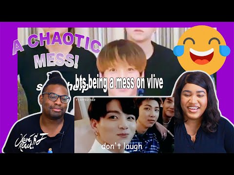 BTS being a mess on vlive| REACTION