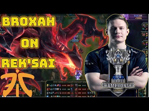 FNC vs C9 - BROXAH on REK'SAI Mini Highlights Worlds Semifinal 2018