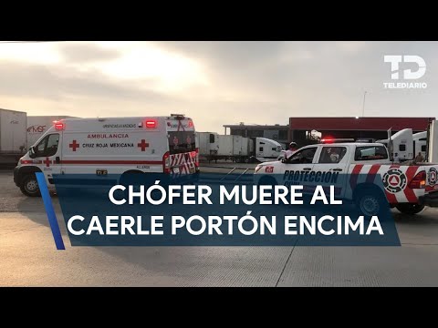 Muere chofer de empresa tras caerle un portón encima en Allende, Nuevo León