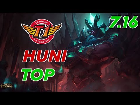 SKT T1 Huni Galio Top Patch 7.16