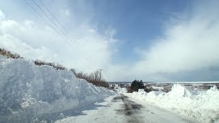 preview picture of video '北海道知床 天に続く道〜岩尾別ゲート 車載動画 2014/03/07'