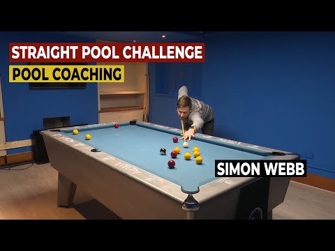 Straight Pool Challenge | Pool Coaching