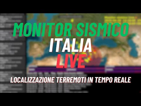 🔴LIVE: Italy and Mediterranean basin earthquake monitor | Real-Time Global Seismic Activity