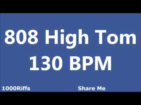 808 High Tom Metronome : 130 BPM : Beats Per Minute