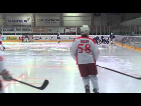 Hokki vs JHT 25.1.2014 Lämmittelyä