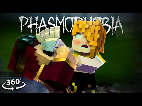 Can YOU ESCAPE Phasmophobia ?! 360/VR! - Minecraft VR Video