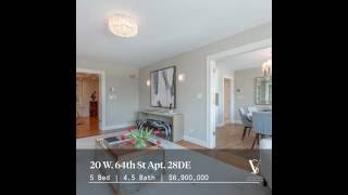 1 Lincoln Plaza, 20 W. 64th St Apt 28DE, Condo In Lincoln Center, Manhattan, NYC