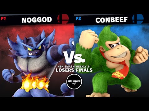 NBH Smash Ultimate 31 Losers Finals - Noggod (Incineroar) vs Conbeef (Donkey Kong & Kazuya)