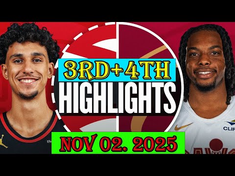 Cleveland Cavaliers vs Atlanta Hawks 3rd+4th Qtr Nov 02.2025 Highlights | NBA hightlight