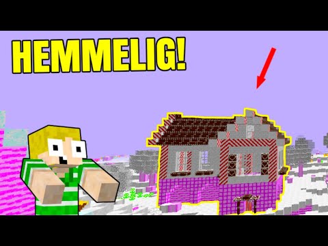 EN HEMMELIG SLIK BASE!! - Dansk Minecraft