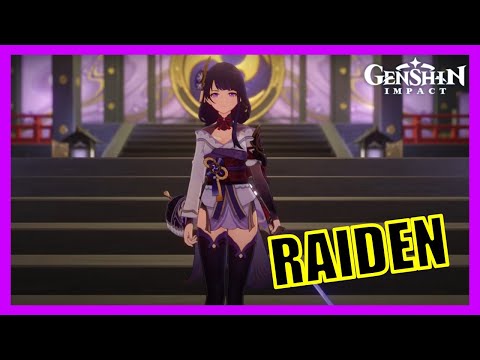 All Raiden Cutscenes (ENG) - Genshin Impact