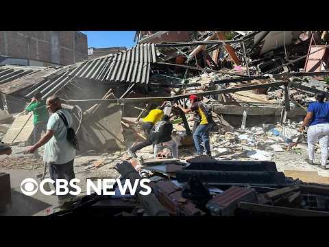 Colombia earthquake rescue crews race to free trapped survivors
