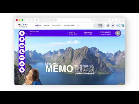 Nuevo Motor de reservas exclusivo  - Beneficios Truvvi Lifestyle