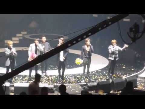 141107 BEAST - encore stage after live broadcast @music bank