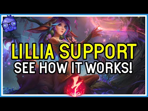 NEW SUPPORT? Lillia Support Build & Gameplay - League of Legends