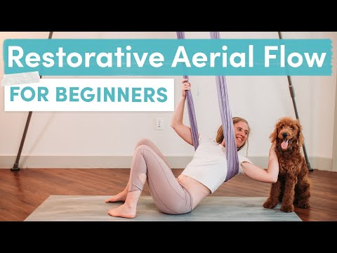Aerial Yoga Class - Restorative Flow for Beginners