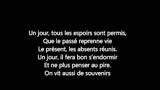 Damien Sargue (les 3mousquetaires) - Un jour - ParolesMusic