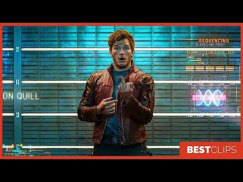 Star-Lord Middle Finger Scene - Guardians Of The Galaxy (2014) Movie Clip 4K