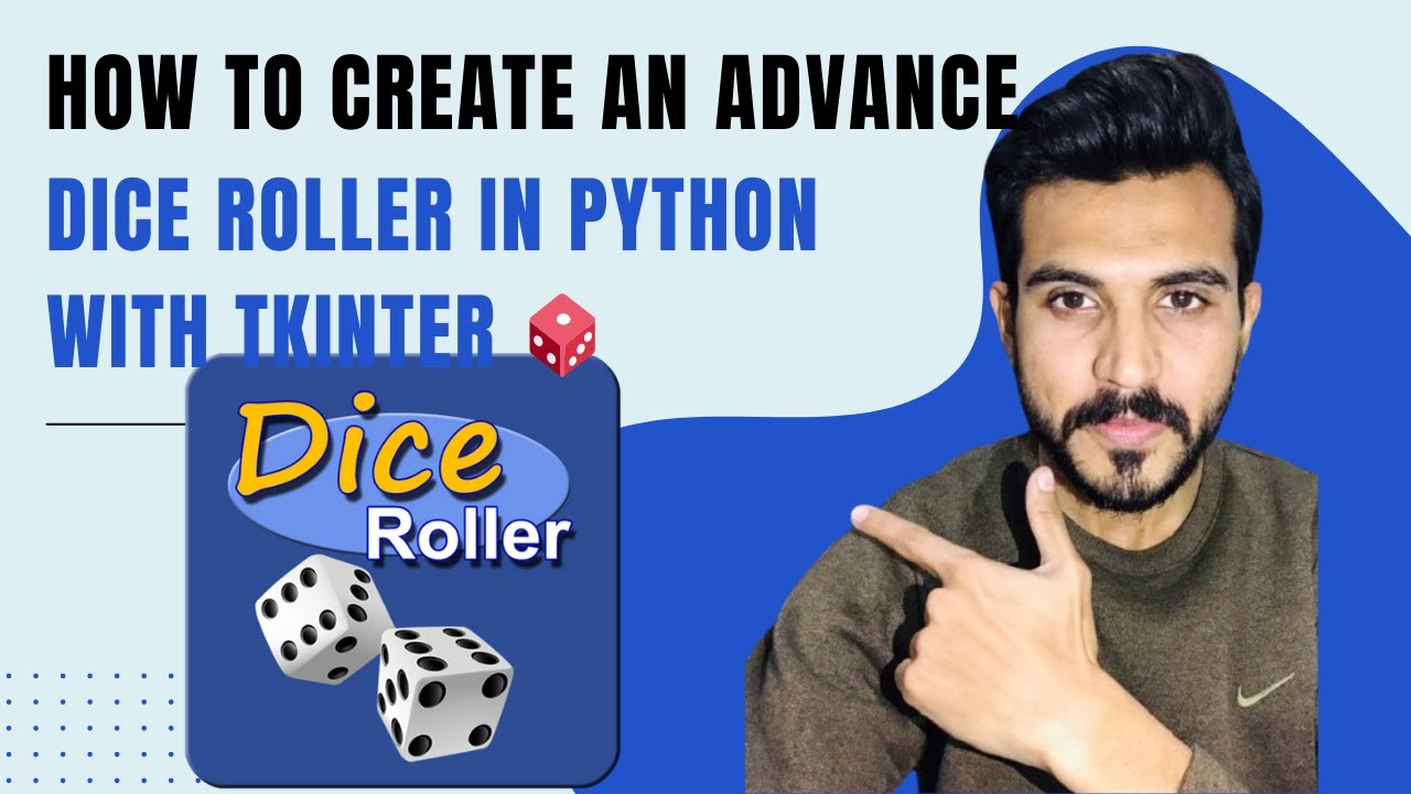 Python Dice Roller with Tkinter (Animated & Multi-Dice!) | Fun GUI Project