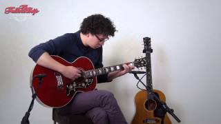 Video thumbnail for Gibson Acoustic J-200 Jr. Montana Rose at The Fellowship of Acoustics by The Fellowship of Acoustics