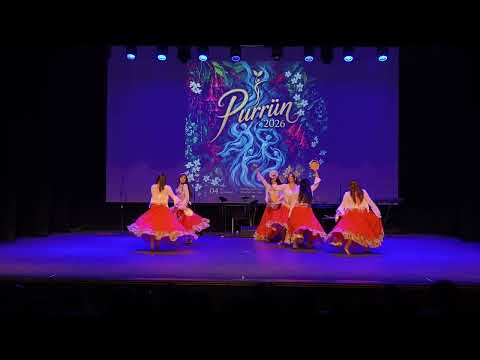 Purrum 2026, Padre las casas, Araucanía Chile. Elenco Danzas mixtas de Lautaro.