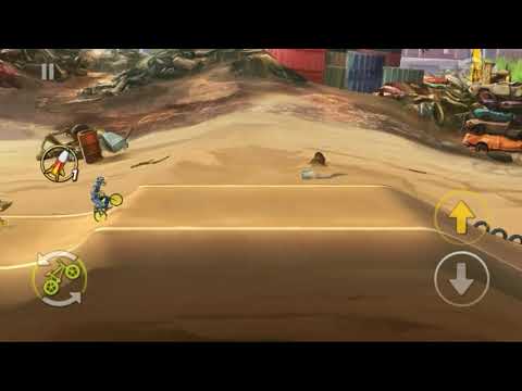 Mad Skills BMX 2-Gameplay Walkthrough- Me vs Élise- Dump Level 9