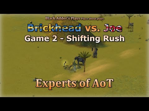 Experts of AoT: Shifting Rush - Brickhead vs Joe, G2 - Set vs Ra, Painted Desert - Age of Mythology