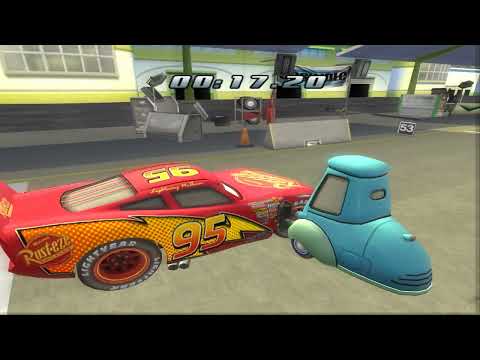 Cars PS2/4K Gameplay (Part 4) First Big Race