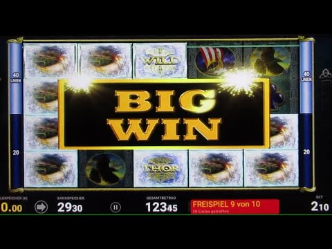 Thors Hammer Packende Freispiele auf 2.10€ Spieleinsatz! Bally Wulff Tr5 Glücksspielsession