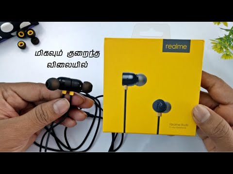 மிகவும் குறைந்த விலையில் Realme Buds RMA101 In ear Earphone Unboxing in Tamil