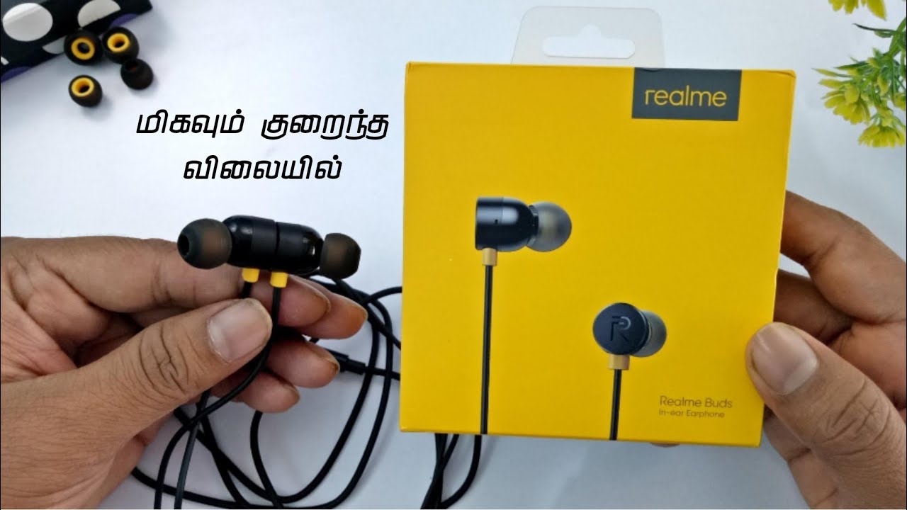 மிகவும் குறைந்த விலையில் Realme Buds RMA101 In ear Earphone Unboxing in Tamil