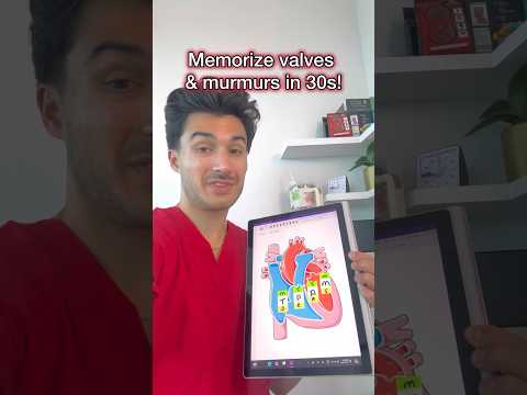 Save this trick to never forget valves & murmurs again!🫀#medschool #medstudent #cardiology #usmle