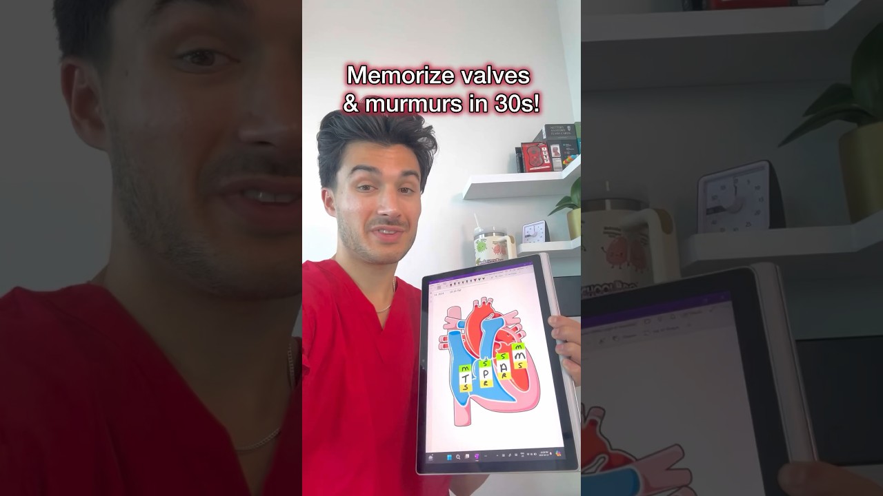 Save this trick to never forget valves & murmurs again!🫀#medschool #medstudent #cardiology #usmle