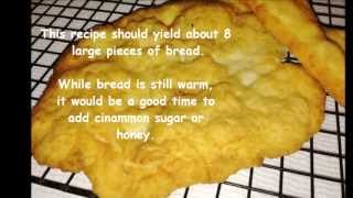 Cherokee Fry Bread Recipe